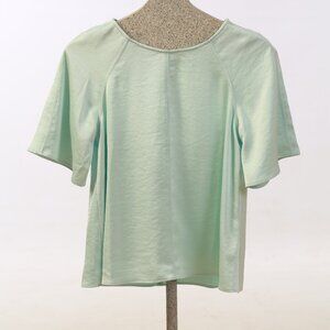 Anthropologie Silk Backless Top